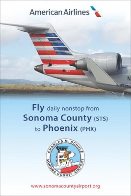 Charles M. Schulz - Sonoma County Airport (STS) Offers Second Daily American Airlines Flight to Phoenix, AZ