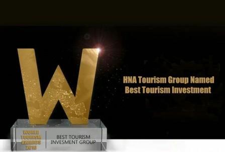 HNA Tourism zur Best Tourism Investment Group auf 2016 World Tourism Forum gekürt