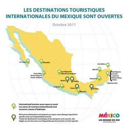 Les destinations du Mexique sont ouvertes et prêtes à vous accueillir
