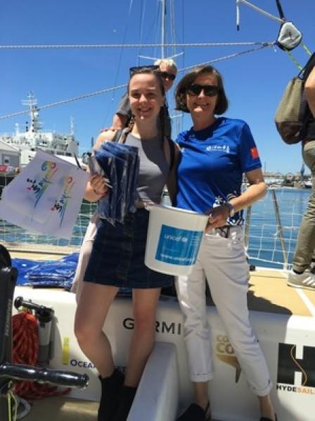Le voilier Sanya Serenity Coast reverse à l'UNICEF les dons levés lors d'une vente caritative