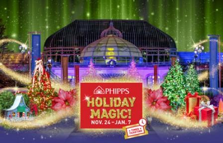 Phipps Conservatory's Winter Flower Show and Light Garden Celebrates Holiday Magic!