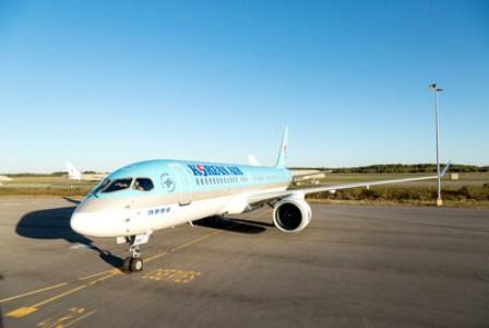 Korean Air Takes Delivery of First Bombardier C Series Aircraft Powered by Pratt & Whitney Geared Turbofan(TM) Engines
