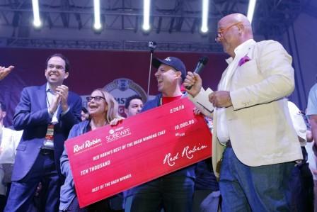 The Jacques Burger Wins Red Robin Gourmet Burgers and Brews' Best of the Bash Award and Opportunity to be featured on Menus Nationwide