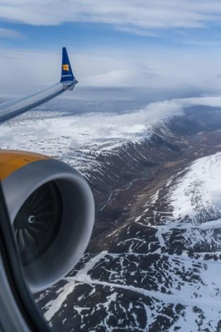 Icelandair: Passagiere werden zu atemberaubenden Luftaufnahmen aus 10.000 Metern Höhe inspiriert