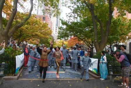 Xi'an Warrior Run Features Competition and Cultural Exchange in New York City's Battery Park City