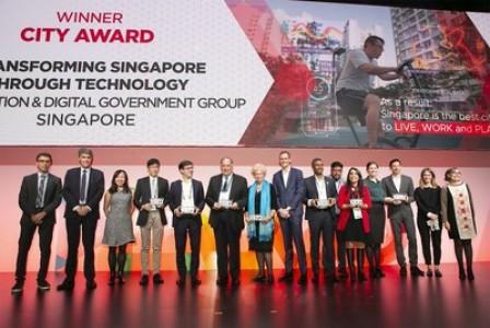 Singapur wurde auf dem Smart-City-Expo-Weltkongress als Smart City des Jahres 2018 ausgezeichnet