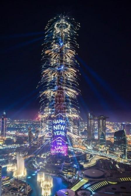 Los EAU asombran al mundo con la espectacular gala de Nochevieja de 2019 de Emaar en el centro de Dubái