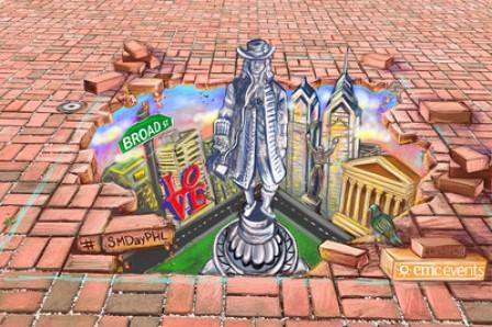 3-D Art Installation Creates Shareable Experiential Tie-in to Social Media Day Philadelphia
