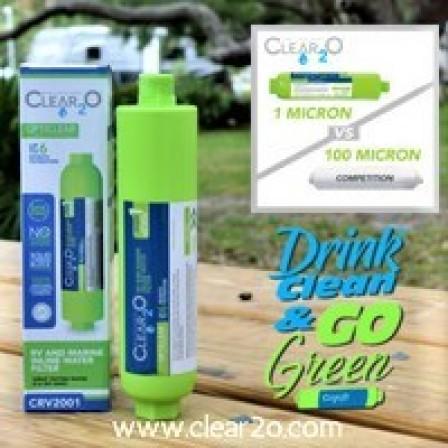 A Better GREEN NEW DEAL!  Announcing Clear2O® RV & MARINE Water Filter Featuring 1 µicron Filter Performance is now Available at Wal-Mart Stores Nationwide