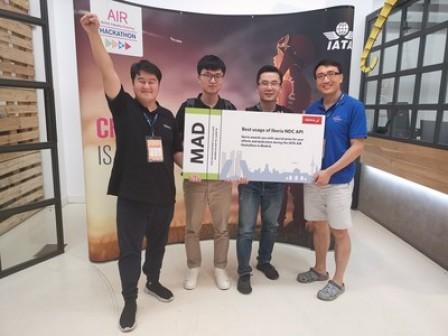 Equipo de PKFARE gana el premio del mejor uso de la API de NDC de Iberia en el IATA Hackathon