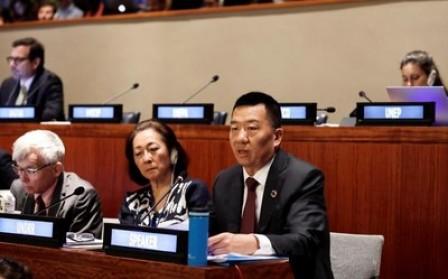 Xiamen Airlines Chairman Zhao Dong addresses High-Level Political Forum on Sustainable Development at the United Nations