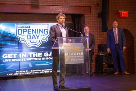 Rivers Casino & Resort Schenectady Makes History with Opening of New Sportsbook Lounge