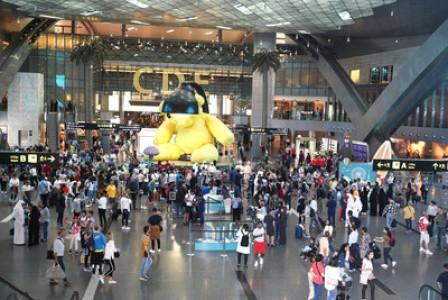 L'Aeroporto internazionale di Hamad trasforma il terminale per milioni di passeggeri in occasione del festival 