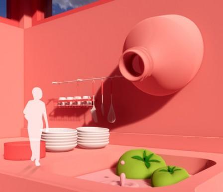 How A Tomato Views New Yorkers' Daily Life? The First Tomato-themed Pop-up Will Tell You A Different Story