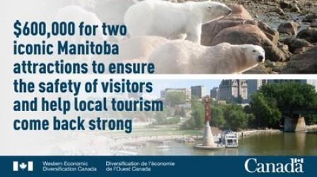 Government of Canada announces funding for two key Manitoba tourist destinations