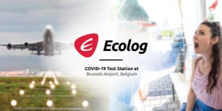 Brussels Airport Company a choisi Ecolog pour mener des tests de dépistage du COVID-19 à l'aéroport de Bruxelles