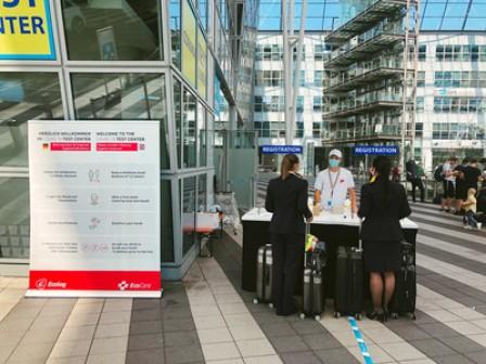 L'Ufficio di Stato bavarese per la salute e la sicurezza alimentare ha premiato a Ecolog l'esecuzione dei  test per il COVID-19 presso gli aeroporti della Baviera, in Germania
