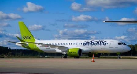 Chorus Aviation livre un troisième A220-300 d'Airbus à airBaltic