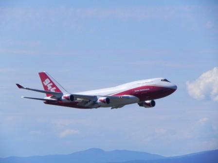 Global SuperTanker's Spirit of John Muir Visits Boeing Field