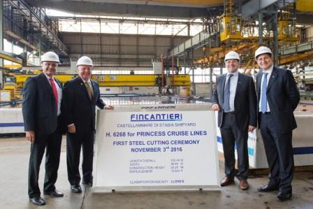 Work Begins on Fourth Royal Class Ship for Princess Cruises