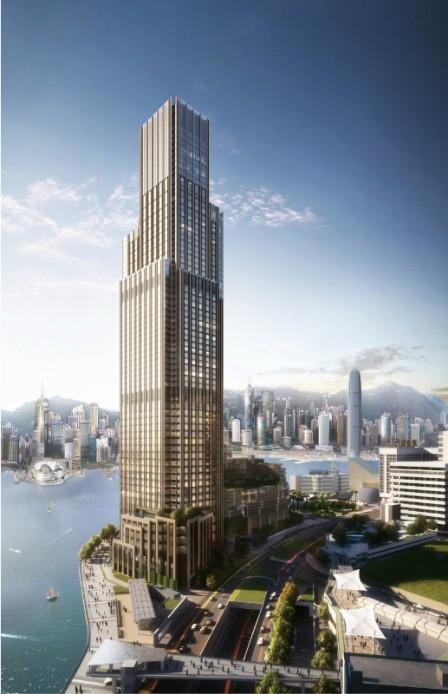 Rosewood Hongkong wird 2018 seine Tore öffnen und der berühmten Hafenfront ein reizvolles neues Wahrzeichen hinzufügen