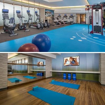 Courtyard Silver Spring North Pumps Up Its Fitness Center with More Space and Equipment