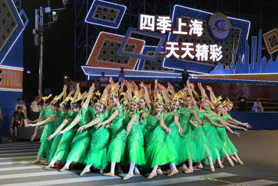 2017 Shanghai Tourism Festival Floats Parade Brings Excitement to the City
