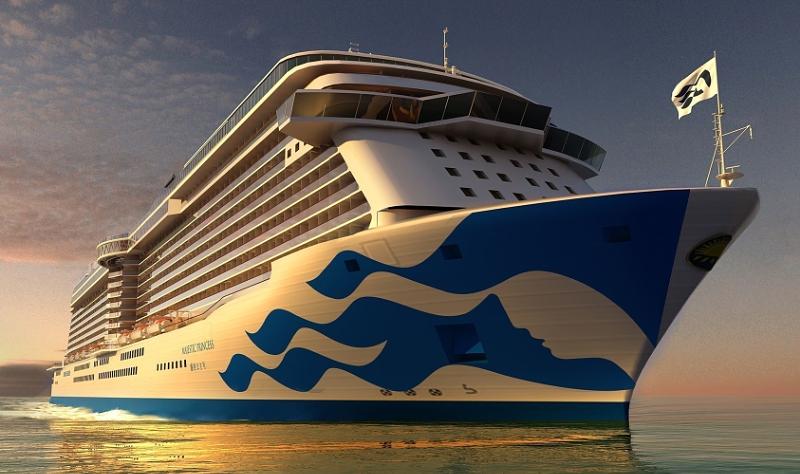 Princess Cruises Debuts New Livery Design on Majestic Princess