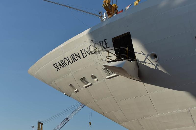 Seabourn Celebrates Float Out Of New Seabourn Encore