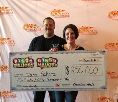 Lucky Player Wins Largest Bingo Payout in Western New York History Playing Gaming Arts' Super Coverall Bingo(TM) at Seneca Gaming and Entertainment