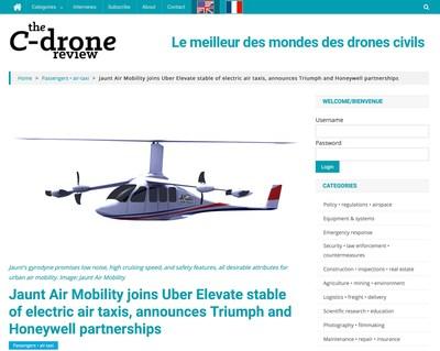 The C-Drone Review®, an Online News Outlet Covering the Civilian Drone Industry, Now Accepting Advertising