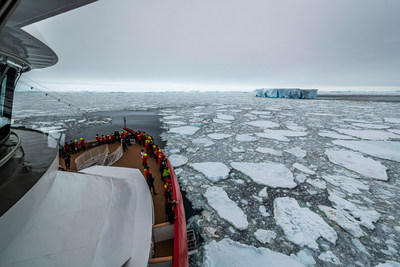 Hurtigruten's MS Roald Amundsen Makes History by Traveling the Furthest South of Any Company Ship