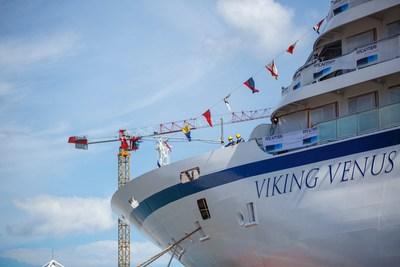 Viking Marks Float Out Of Seventh Ocean Ship