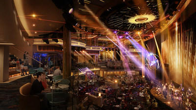 Mardi Gras Grand Central Atrium:  Form Meets Function Aboard Carnival Cruise Line's Most Innovative Ship