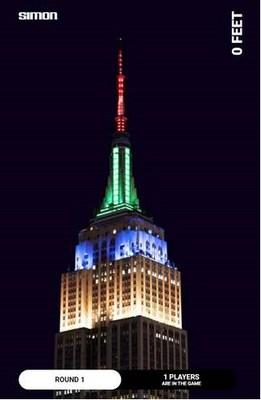 Play SIMON® On The Empire State Building On Halloween