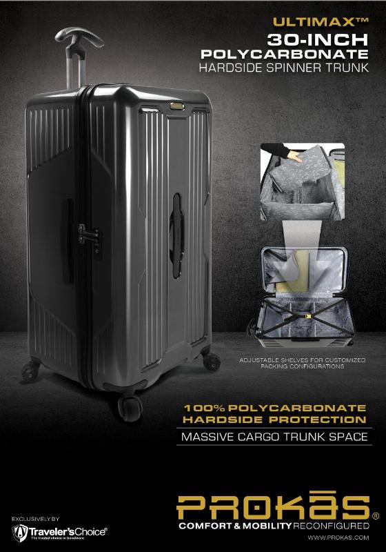 Introducing PROK  S(R) TRUNK LUGGAGE: COMFORT and MOBILITY Reconfigured