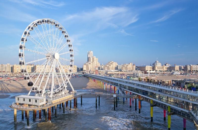 La primera noria sobre el mar de Europa abre en The Pier, Scheveningen