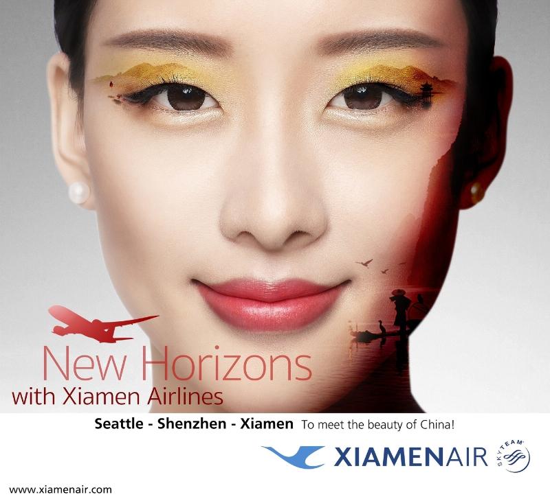 Xiamen Airlines startet neuen Dienst: Xiamen-Shenzhen-Seattle