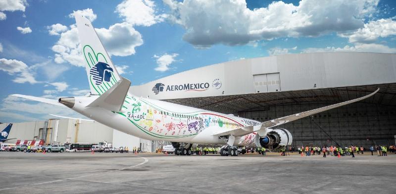 Aeromexico Introduces Its First Boeing 787-9 Dreamliner