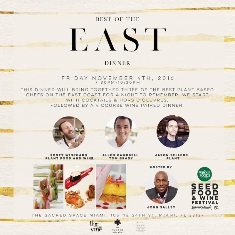 Perennial Strategy Group Presents the Best of the East Dinner at Seed Food and Wine Festival