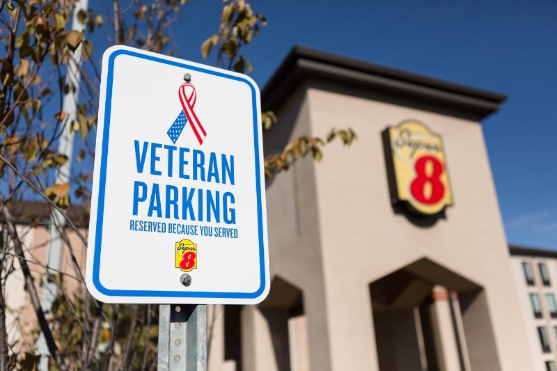 Reserved Because They Served: Super 8 Introduces Veteran Parking at Nearly 1,800 Hotels across the U.S. and Canada