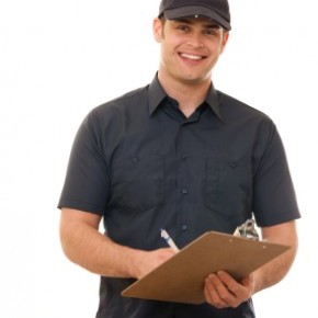 An employee of an international courier company